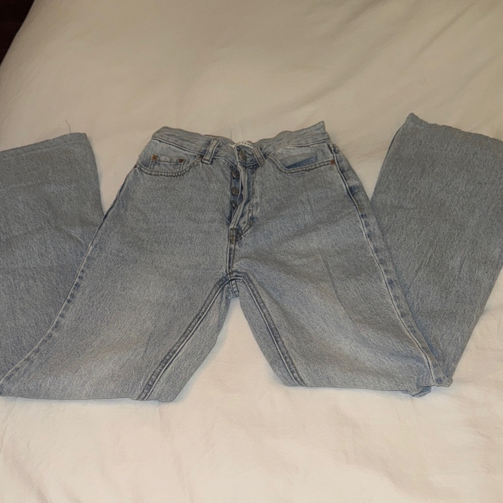 PacSun Light Blue Flare & Wide Leg Jeans